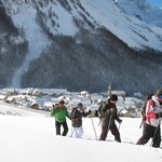 © Parcours raquette ski de randonnée lac du Pontet pays de la Meije - Patrick Morillon