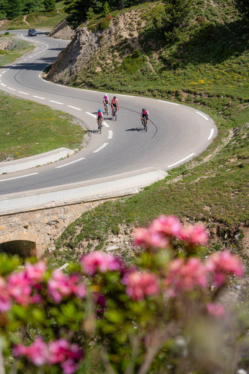 © Sur la route du col de l'Izoard en vélo de route - Alpes Photographies