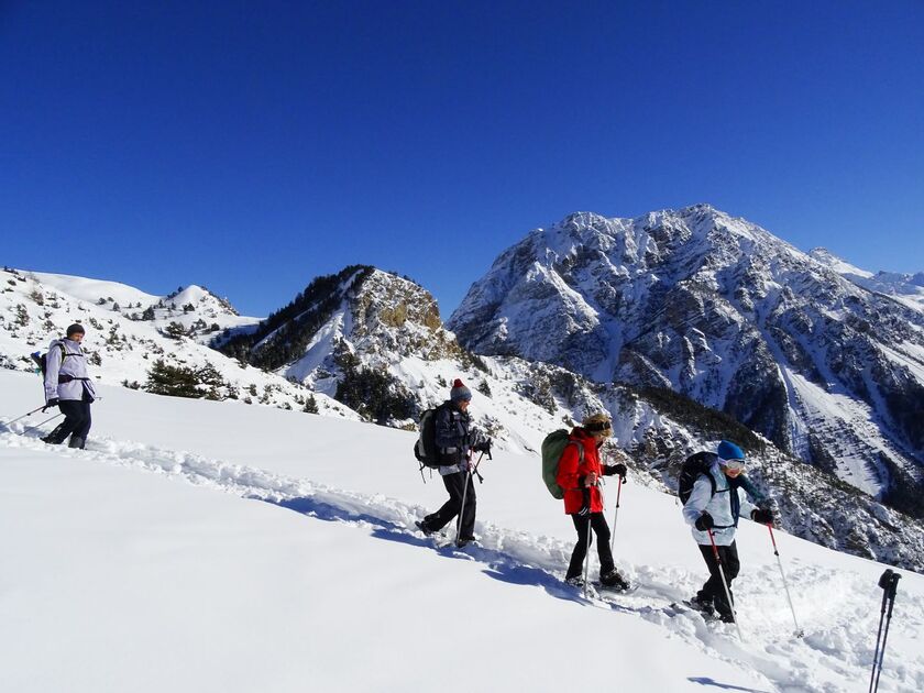 © Week-end de Pâques à raquettes dans la vallée d'Izoard - Fugues en Montagne