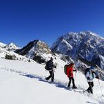 © Week-end de Pâques à raquettes dans la vallée d'Izoard - Fugues en Montagne