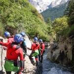 © Canyoning avec le Bureau des Guides La Grave - Sarah Grangeon