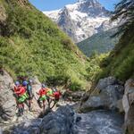 © Canyoning avec le Bureau des Guides La Grave - Sarah Grangeon