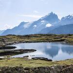 © Lac Noir et lac Lérié depuis le Chazelet - Mireille Coulon © Parc national des Ecrins