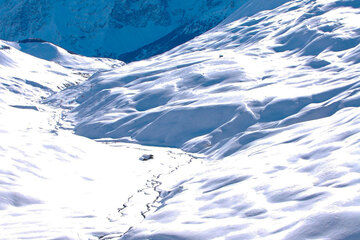 © Ski de randonnée depuis Le Chazelet - Samuel Colins