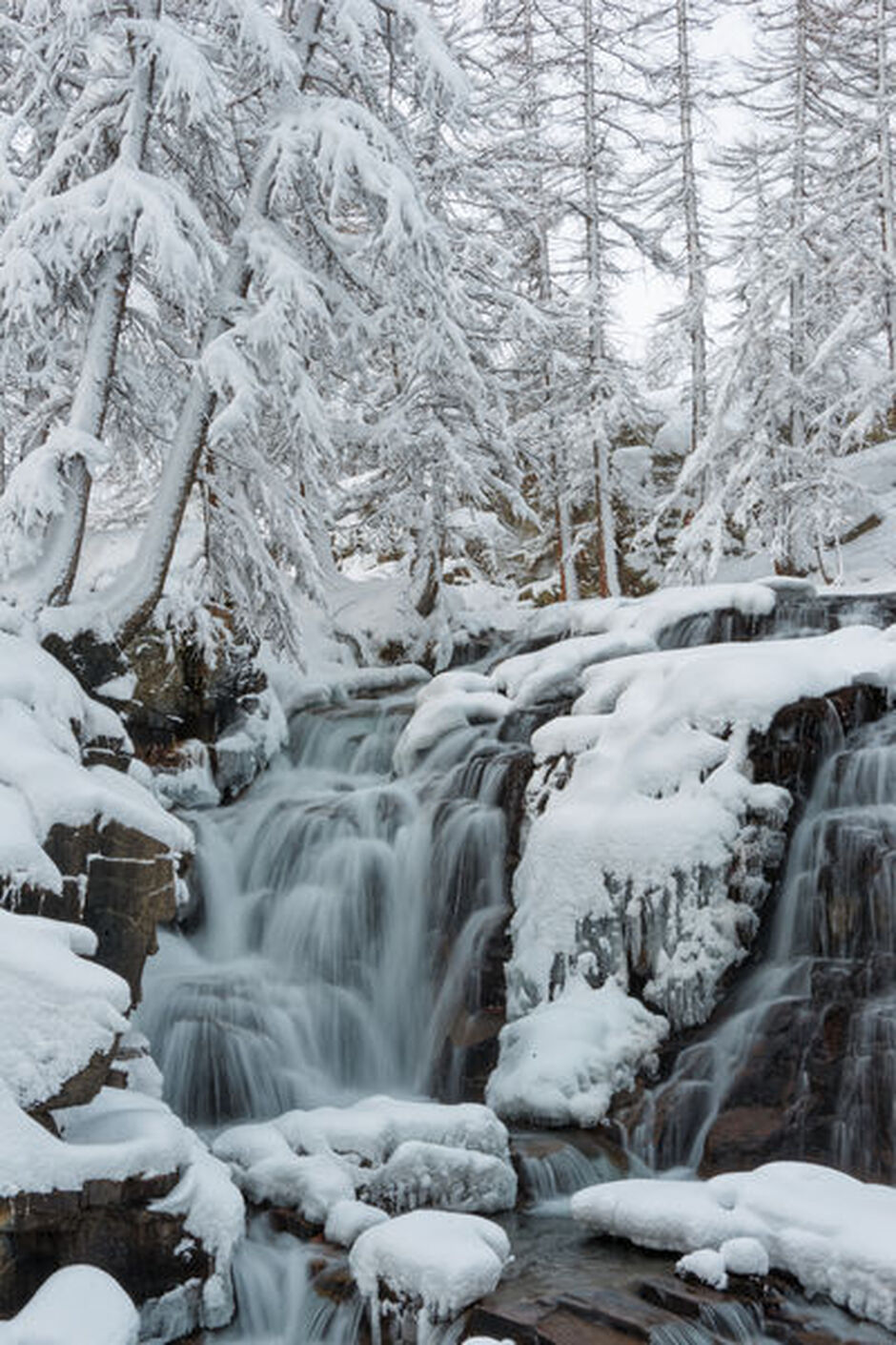 © Cascade de Fontcouverte hiver - ©MDucroux