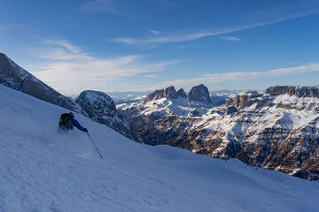 © Ski Freeride rando dans les Dolomites - Romain Legrand