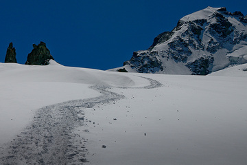 © Itinéraire d'alpinisme, le rocher de l'Aigle - La Grave - @AdrienMaffei