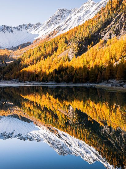 lac de l'orceyrette automne Papa Aurélien