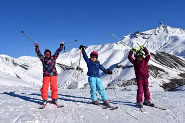 Ski en famille le Chazelet © B.Boone