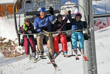Ski en famille le Chazelet © B.Boone