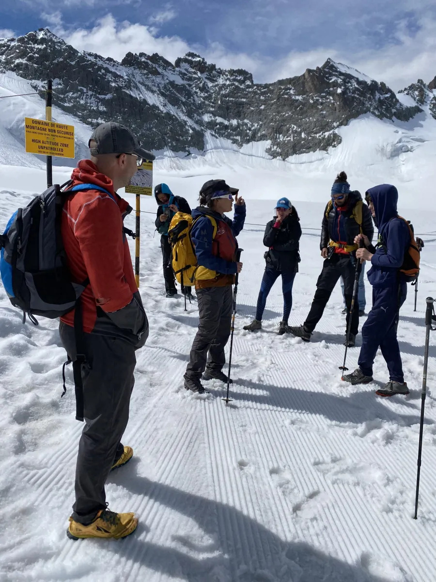 A l'approche des glaciers