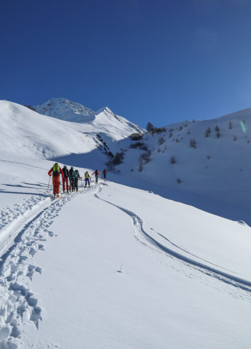 Ski de randonnee 1ere neige S. Morattel