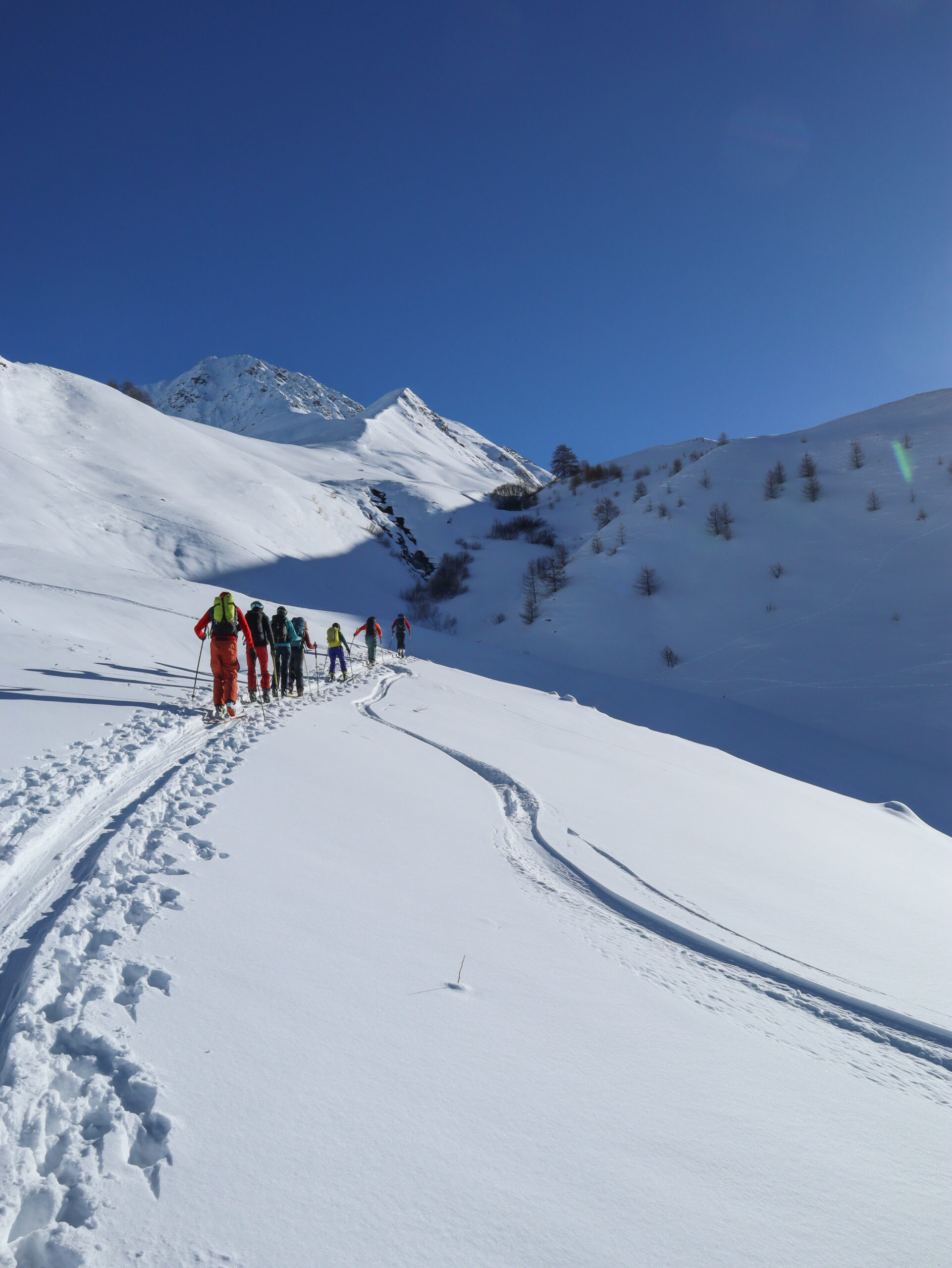 Ski de randonnee 1ere neige S. Morattel