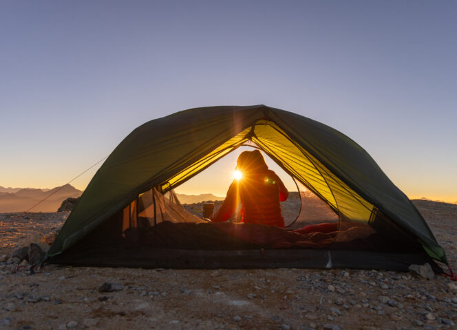 Bivouac au sommet du Thabor - Blais T.