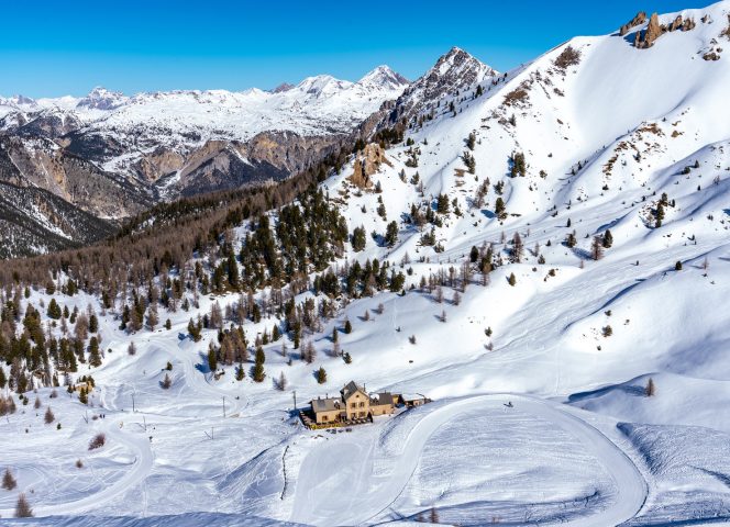 Col d'Izoard en hiver ©C. Tempier