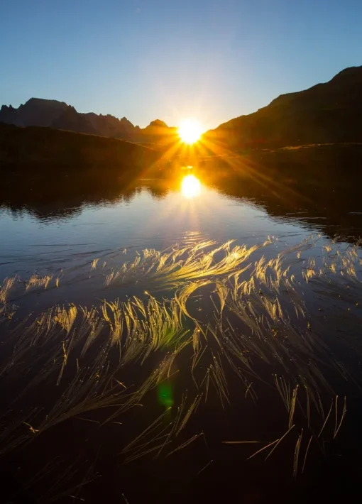 Lac de la cula lever de soleil - T. Blais