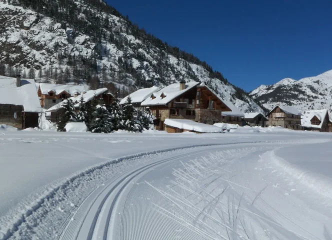 Ski de fond Cervières le Laus - Laure Guillaud