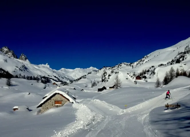 Ski de fond Haute Clarée - M. Devalle
