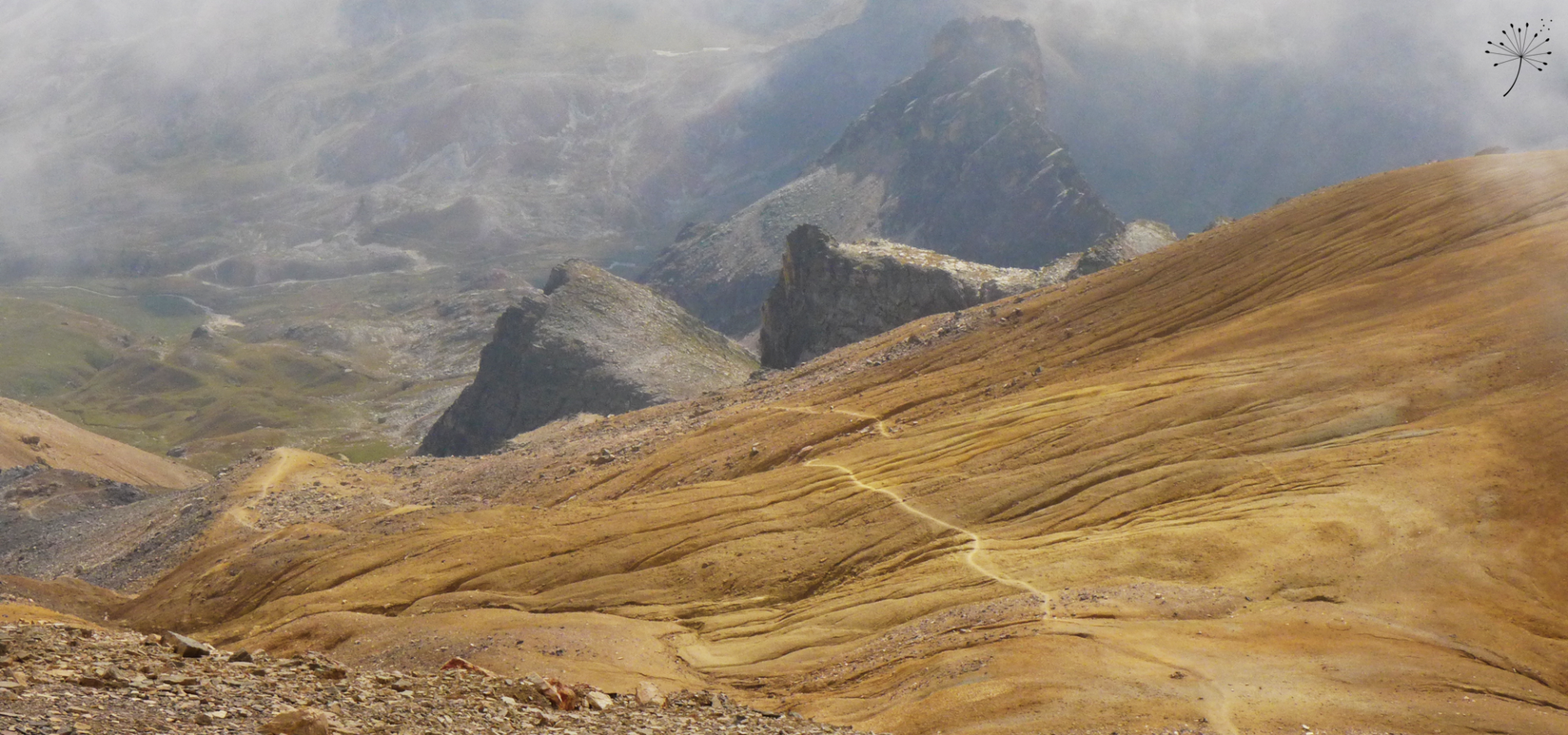 Mont Thabor – ligne de descente ©52/12 Traversée Déjantée