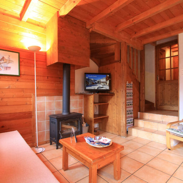 Locations de vacances en Clarée - Gouroun -salon - Heidi Grojean