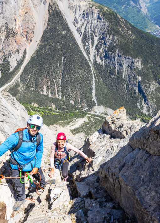 via cordata de l'aiguille rouge - Blais T.