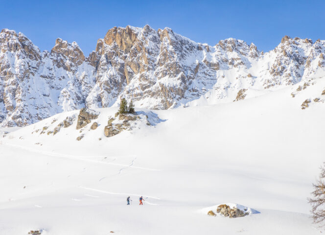 Ski de rando couple Crete echaillon - Buffère ©T.Blais (19)